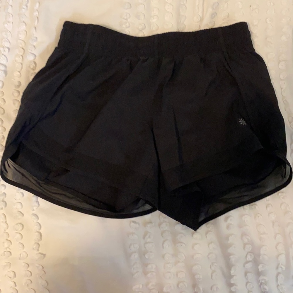 Black Athleta running shorts (XS)